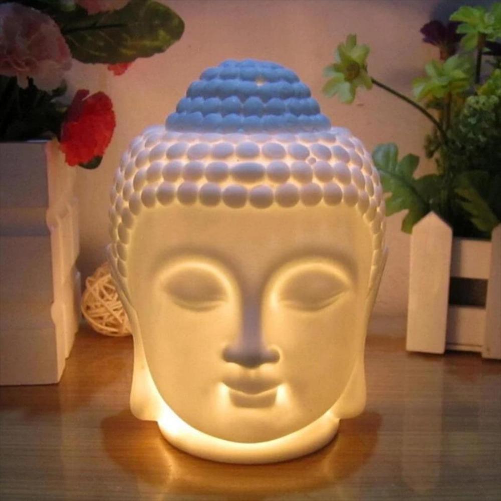 Ceramic Head Aromatherapy Burner Indoor Household Essential Oil Special Incense Burner Handicraft Home Ornament Decoration