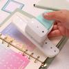 3 Hole Puncher 4mm Round Hole Punches Machine 19mm Hole Spacing for Binder Notebook Scrapbooking Paper Punching Tool