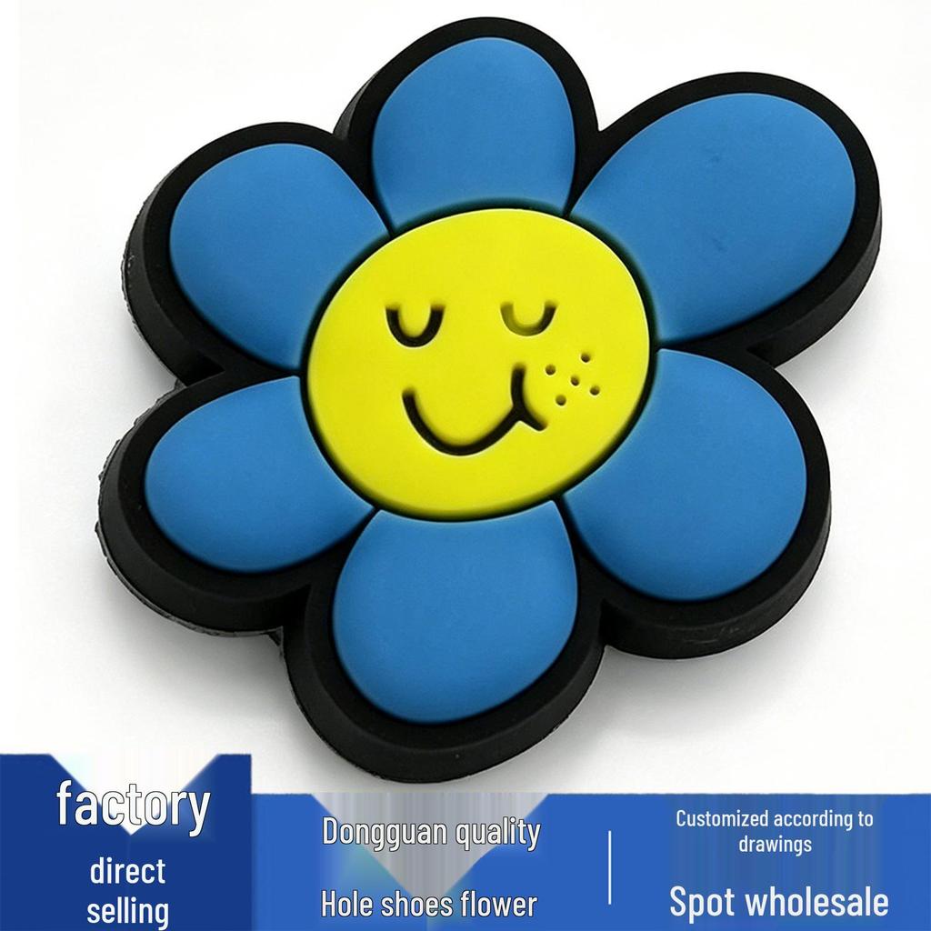 Cute Flower PVC Shoe Charms for Crocs - Versatile & Cool Decorations