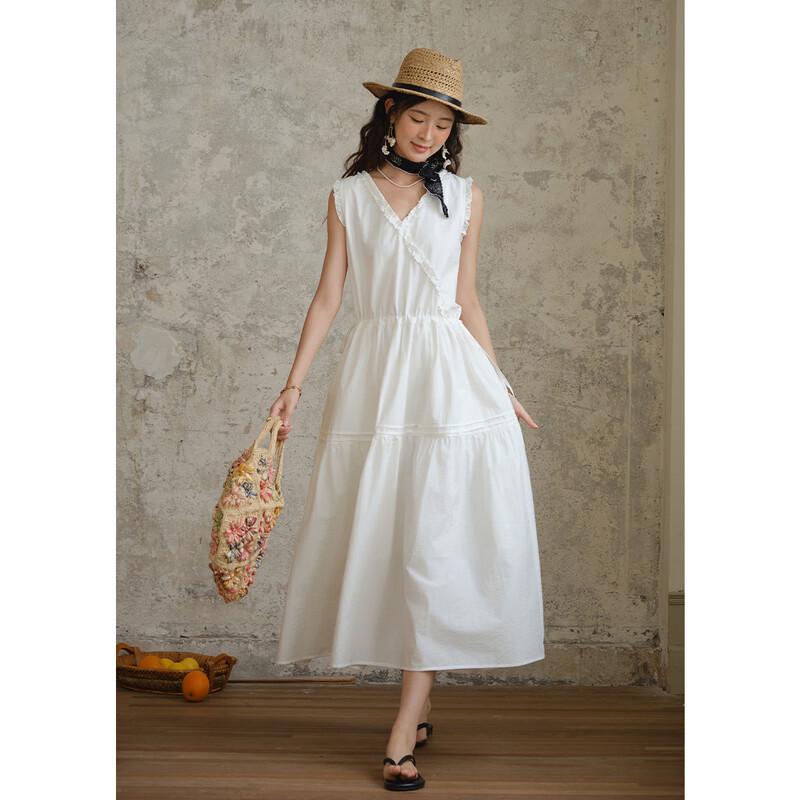 Mixiu Reversible Drawstring Sleeveless Dress S