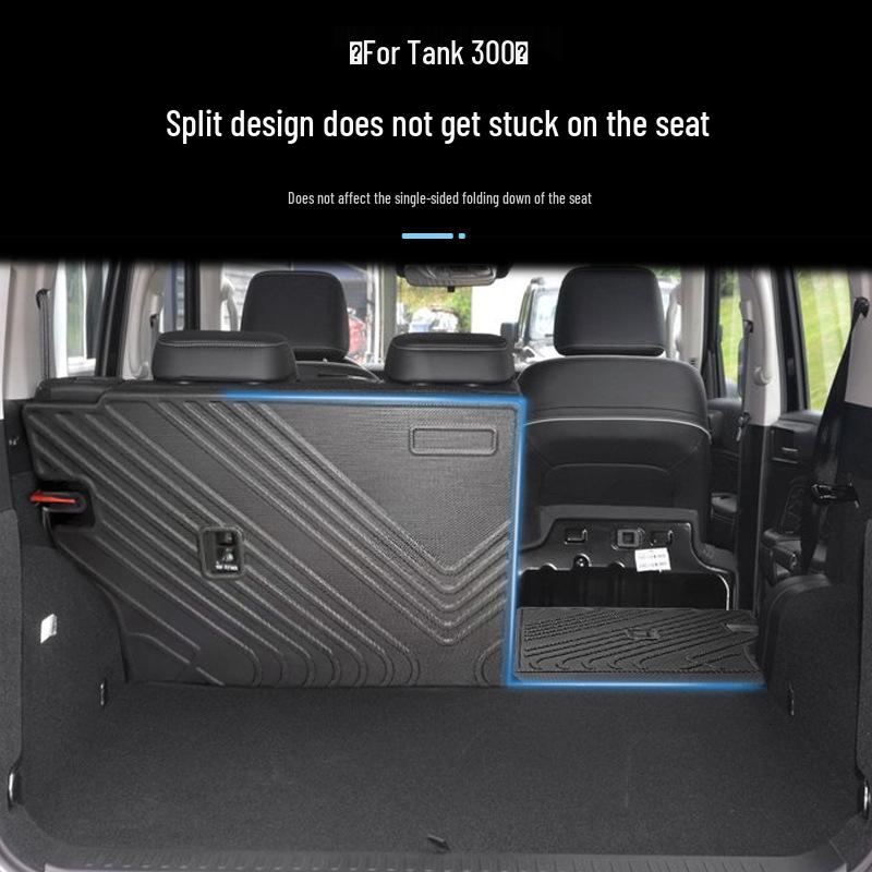 2021 Tank 300 Trunk and Backrest TPE Protection Mat Set