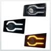 Car LED DRL For Toyota Land Cruiser LC76 LC78 LC79 2023 2024 Daytime Running Lights Fog Light with Turn Signal Fog Lamp Cover