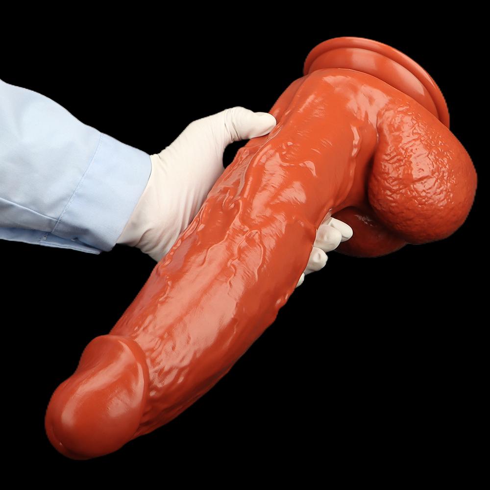 PVC Large Dildo Butt Plug with Suction Cup Threaded Anal Beads Anal Dildo Fisting Realistic Penis
