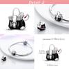 Copper Plated Roller Skates Wings Dangle Charm Fit Bangle Bracelet Beads Color Enamel Pendant Women Jewelry Making