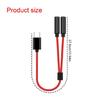 USB C to 3.5mm Sound Cable for Phone USB Type C to 3.5mm Headphone Stereo Cord Car Auxiliary Cable Signal Transmission