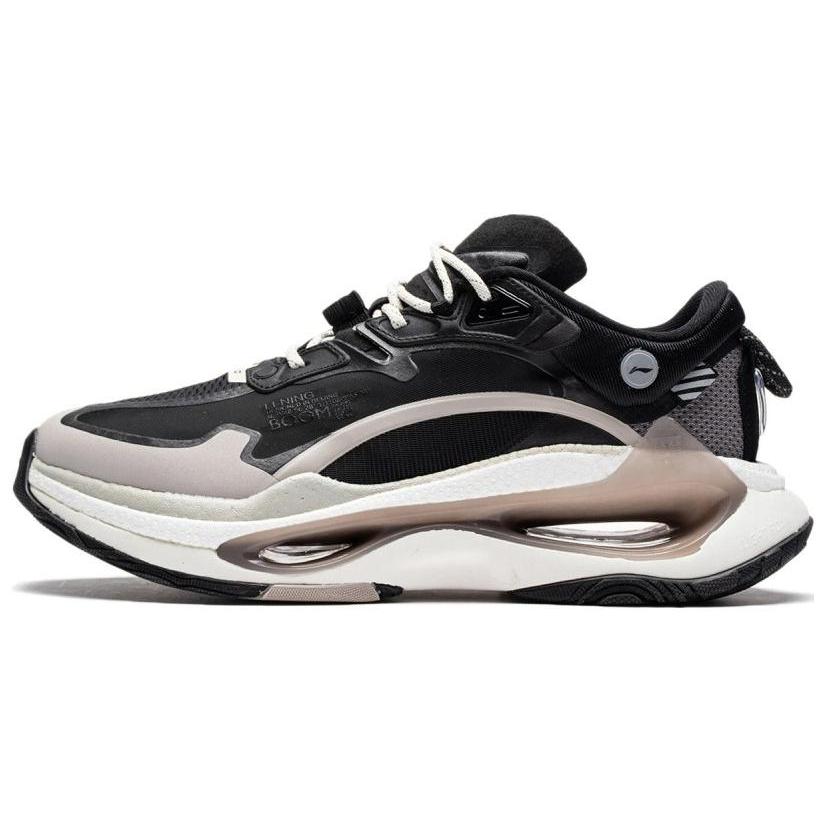 

New LiNing Transcend Infinity Cushioned Anti Slip And Wear Resistant Lightweight Low Top Casual Shoes Men s Black Gray AZGS053-2 44