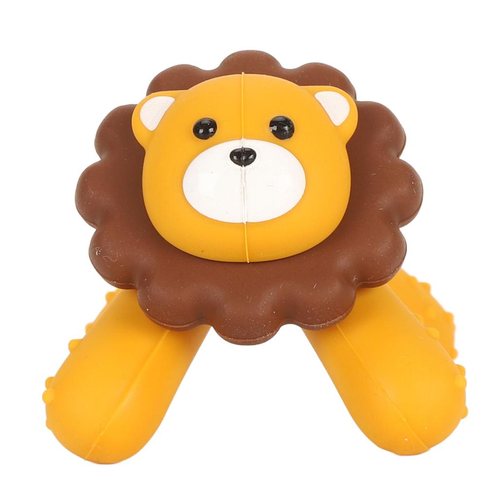 Lion Shape Baby Teether Toys Washable Soft Silicone Infant Chew Toys Newborn Oral Motor Training