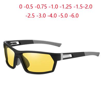 0 -0.5 -0.75 Bis -6.0 Sport Fahren Myopie Sonnenbrille Herren Bunte Gläser Korrektur Sonnenbrille Für Mann