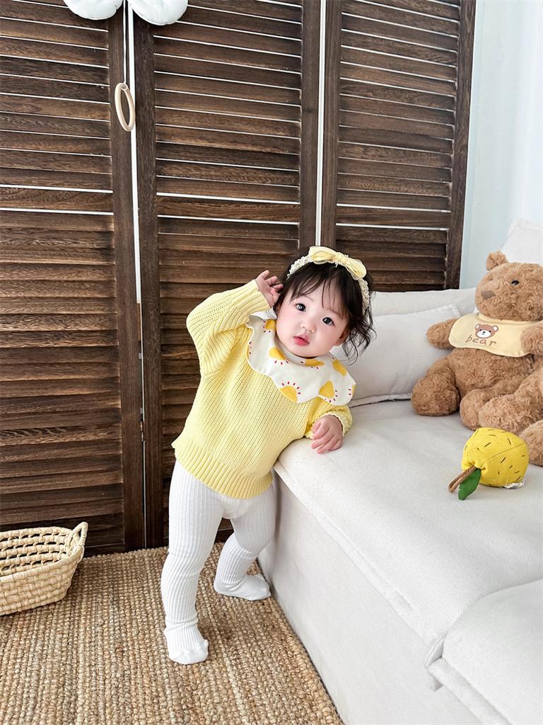 0-6Yrs Baby Boys Girls Knit Sweater Clothes 2025 New Toddler Infant Newborn Knitwear Soft Spring Long Sleeve Baby Pullover Tops