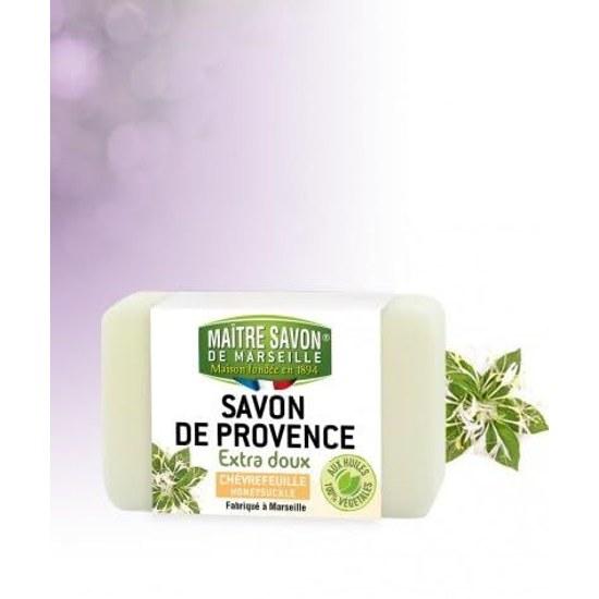 Maitre Savon De Marseille Sabon Provence Honeysuckle 100g Plant-based Soap Fragrance Made France Facial Cleansing Moisturizing