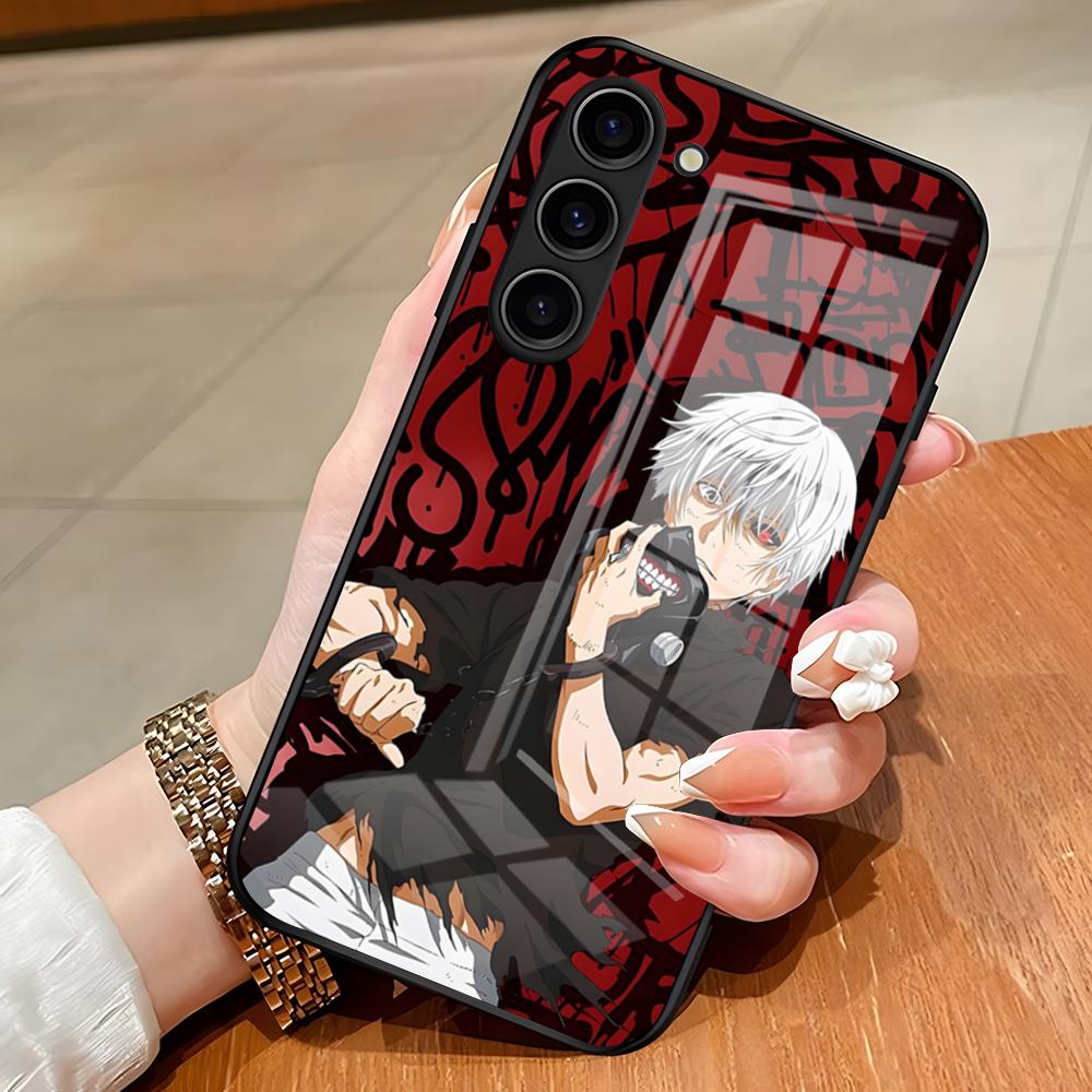 Anime Tokyo Ghouls Hot Phone Case For Samsung S26 S25 Edge Ultra S23 S22 S21 S20 Ultra Plus S24 Fe A54 A53 A25 Glass Cover