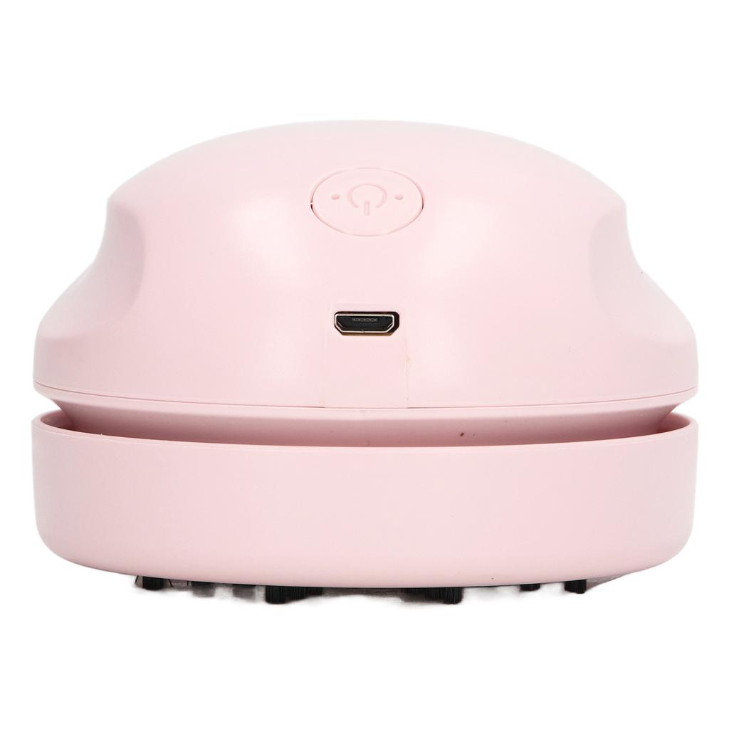 Desktop Vacuum Cleaner Pink Portable Mini Handheld Desk Vacuum Cleaner USB Charging Office Keyboard Cleaner