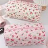 Cute Strawberry Shaped Makeup Bag Practical Polyester Large Capacity Cosmetic Bag For Cosmetics And Travel Essential