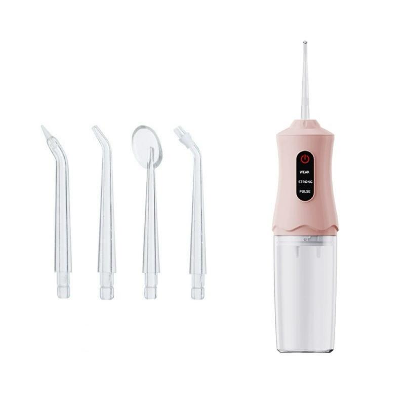 1/3pcs Mix Portable Water Flosser Oral Irrigator Cordless Waterproof Dental Jet Teeth Cleaner 4 Tips USB Rechargeable