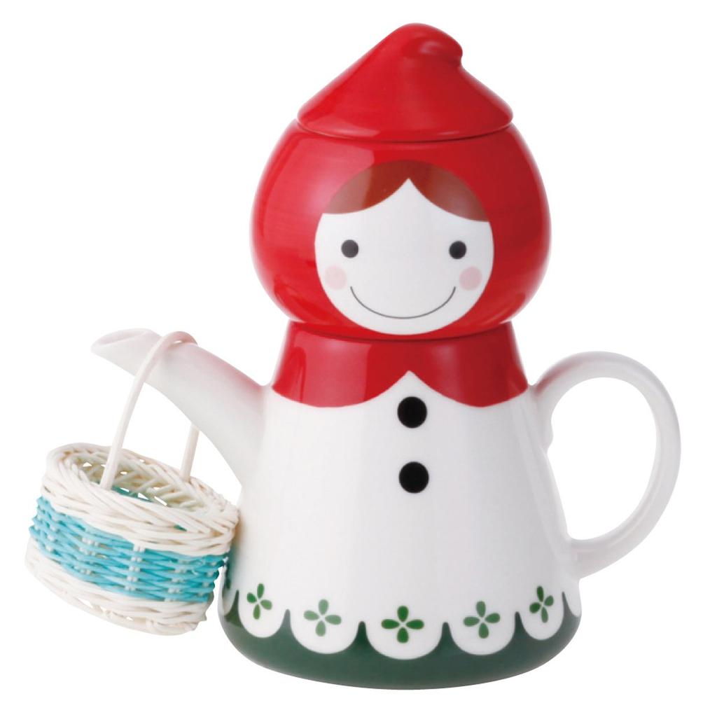 Sun Art Cute Tableware Red Riding Teapot Cup Tea SAN1765 "Little Hood" & (Single Set)