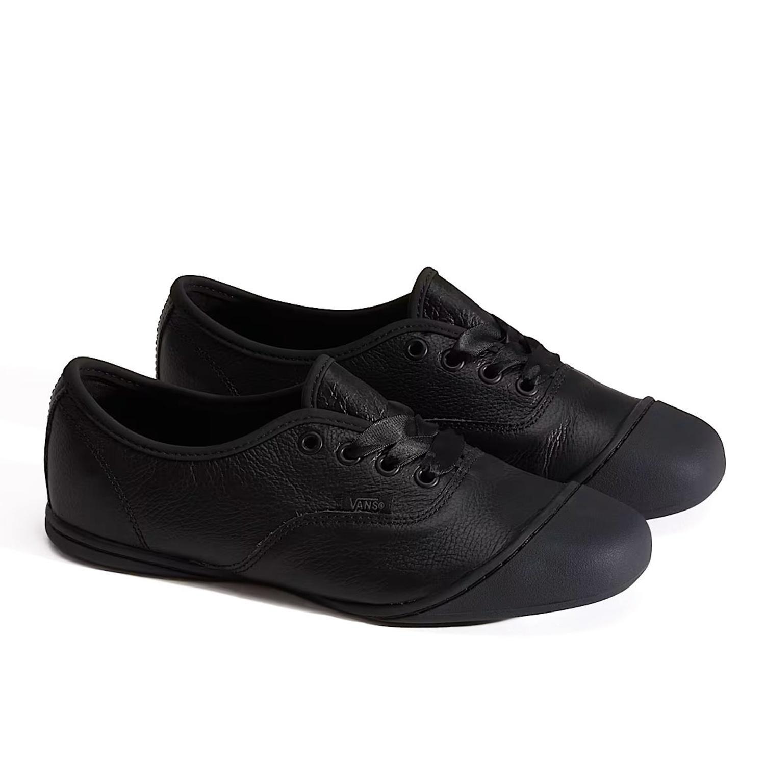 VN000EDXCJI Vans PREMIUM AUTHENTIC PRIMA LEATHER BLACK (Мужской) 5