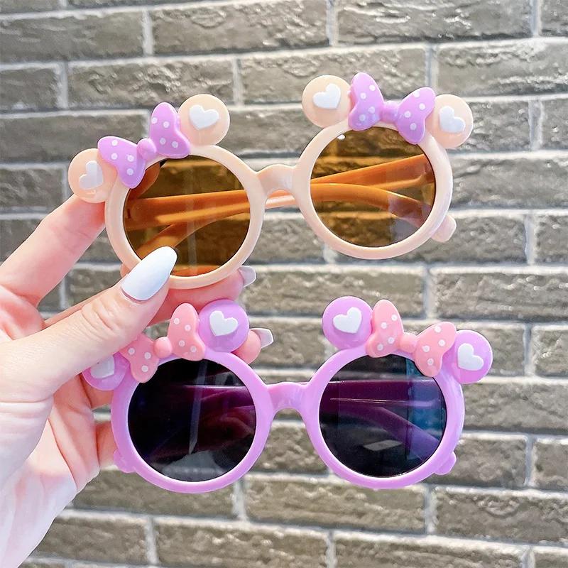 Children Cute Cartoon Sunglasses Boy Girl Outdoor Sun Protection Summer Baby Sport Shade Glasses Kid Uv400 Sunglasses