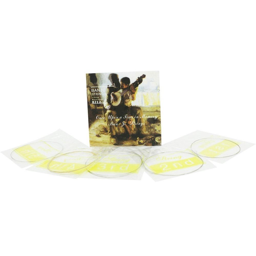 Silver+Golden Banjo String Set Stainless Steel Material Stainless Steel Strings For Banjo Playing
