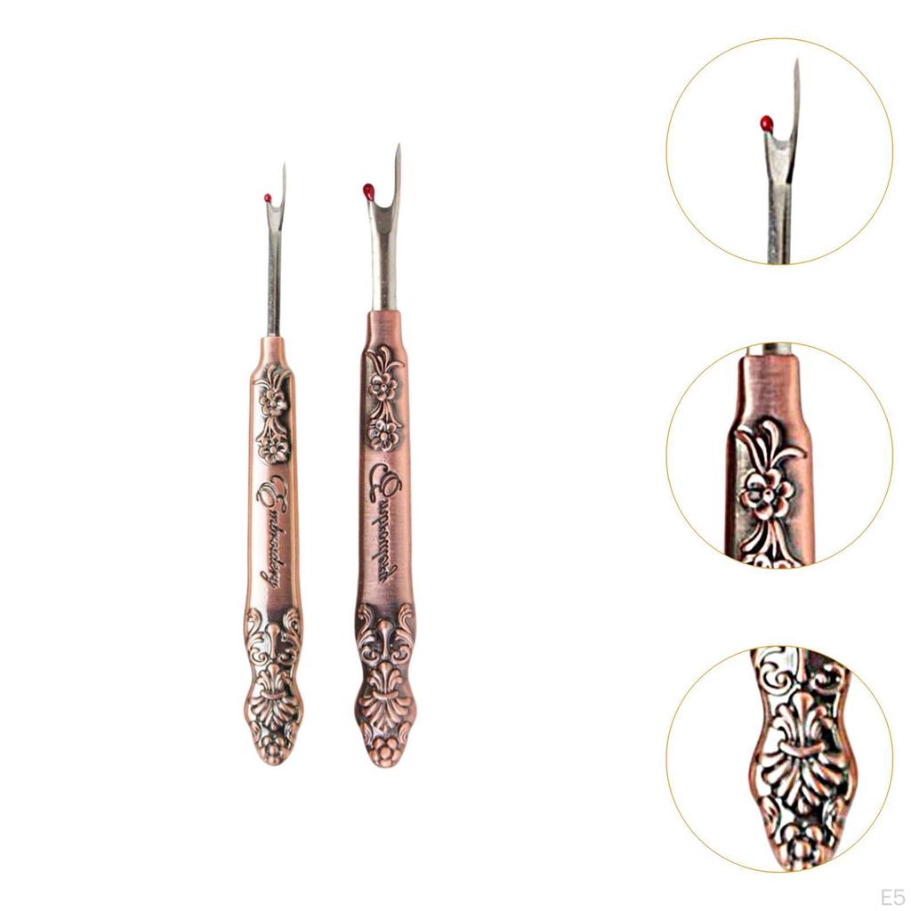 Sewing Stitch Ripper Engraved Seam Set Portable Handcrafts Embroidery Tools Thread Remover