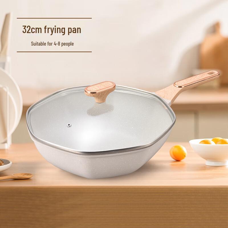 Maifan Stone Non-stick Octagonal Wok