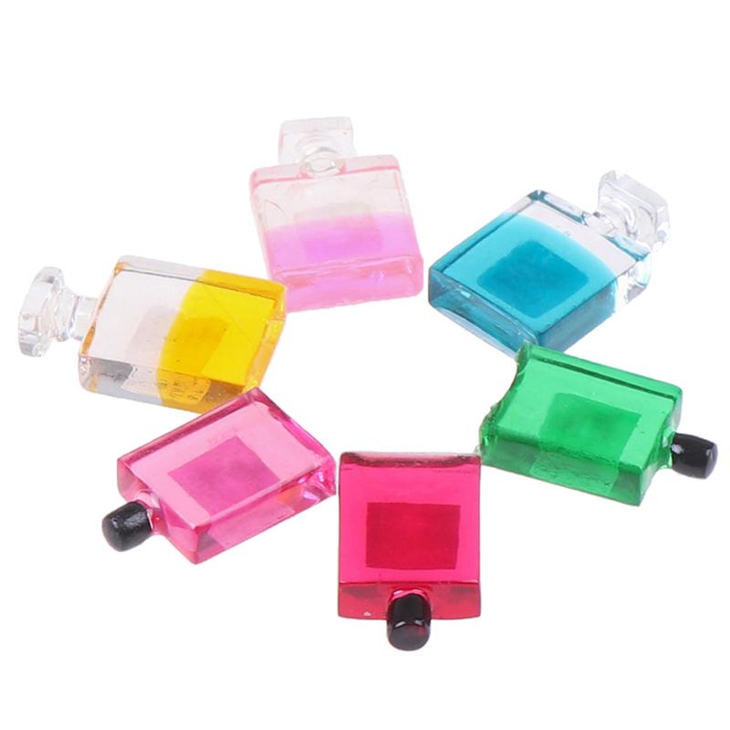6 Bottles 1:12 Scale Dollhouse Miniature Furniture Perfume Decoration Toy