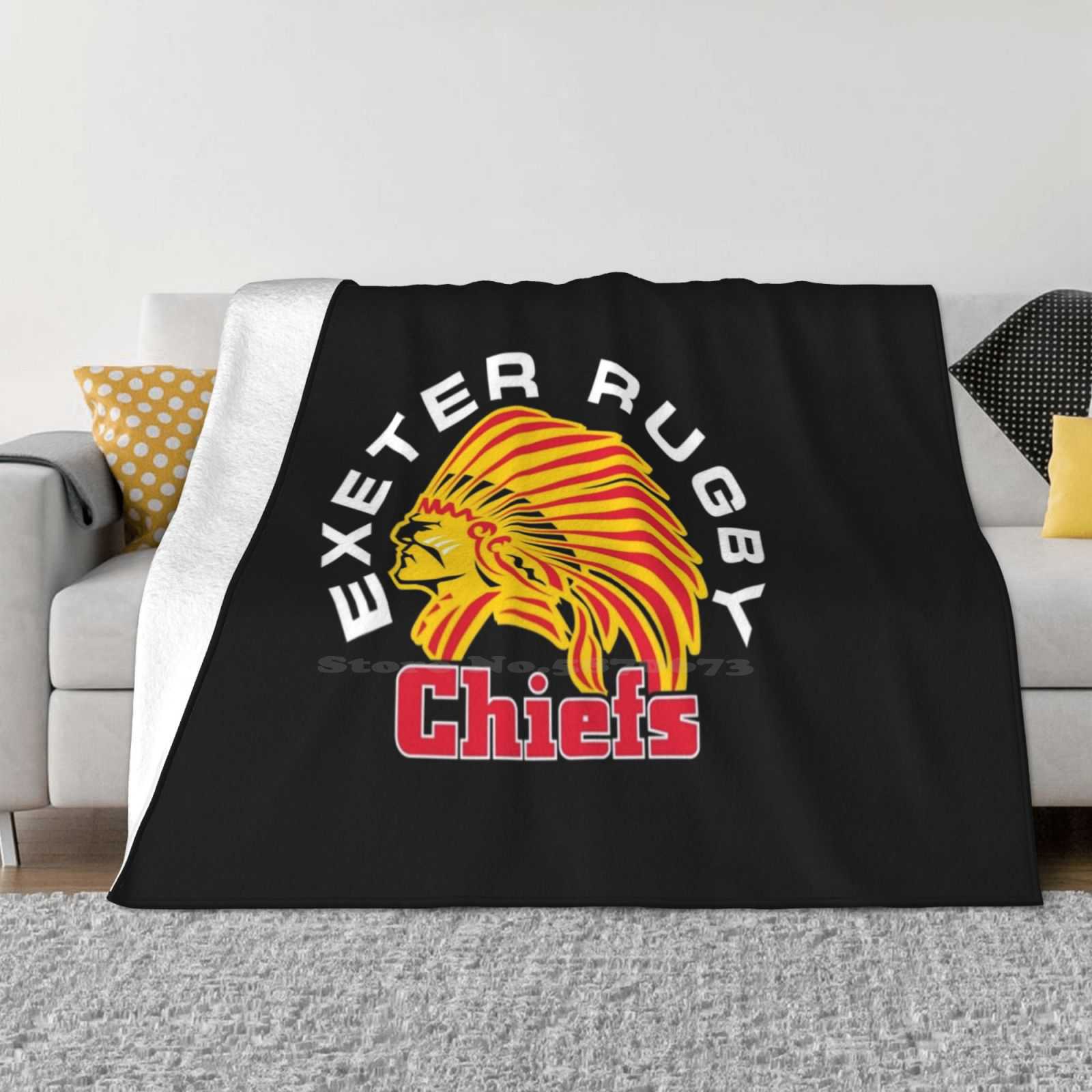

Exeter Chiefs Four Seasons Comfortable Warm Soft Blanket College University Sport Favorite Student League Tournament Games Play 30x40in