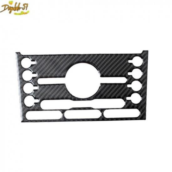 Carbon Fiber Central Console Panel Cover Trim Fits For Ford Explorer 2013-