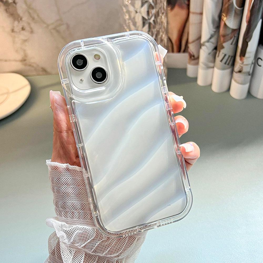 

Чехол с волнистым узором для iPhone 13, чехол для iPhone 11, 14, 15, Pro Max, 12, XR, 7, 8, Plus, X, Xs, SE, 6, 14, Promax, 13, promax, мягкий, роскошный, Funda For iPhone 14