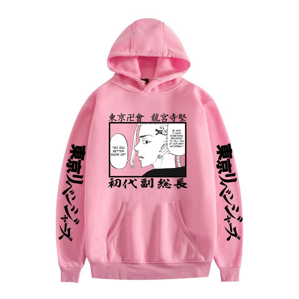 New Anime Print Fashion Casual Hooded Sweater