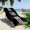Alkarama SC Print Beach Towel, Large Soft Quick Dry Towel for Beach Camping Swimming