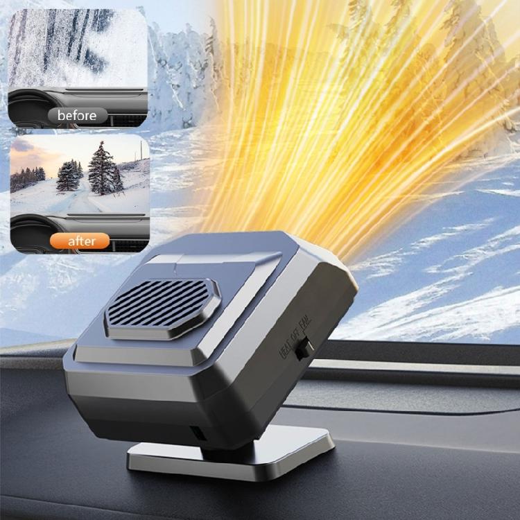 12V Car Heater Comfortable Cabin Temperature Maintenance Tool for Warmth&Visibility, Defroster Rotatable Heating Device