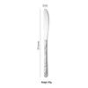Gold-Plated Western Cutlery Set: Ice Crack Pattern Stainless Steel Fork, Knife, Spoon - Five Pieces.
