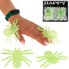 Spiders For Halloween Artificial Glowing In The Dark Decoration 2pcs