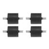 4Pcs Rubber Shock Absorber Foot Pad Mute AntiVibration ScrewType Buffer for Air Compressors(M8 )
