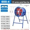 SF Energy-Saving Portable Axial Flow Fan for Farm and Barbecue Ventilation