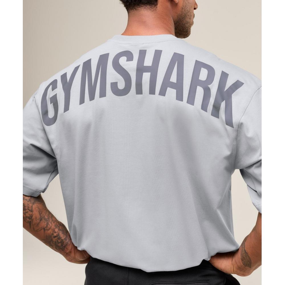 Gymshark Power T shirT Smokey Grey A2c9e Gb7r