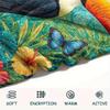 1PC Toucan Wall Art Print FlAannel Blanket, High quality Comfortable for All Seasons, Home Decor, Warmth and Comfort