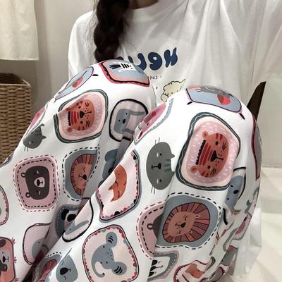 "Calças de pijama femininas soltas de desenho animado: Anti-mosquito, Casual & Outdoor Wear"