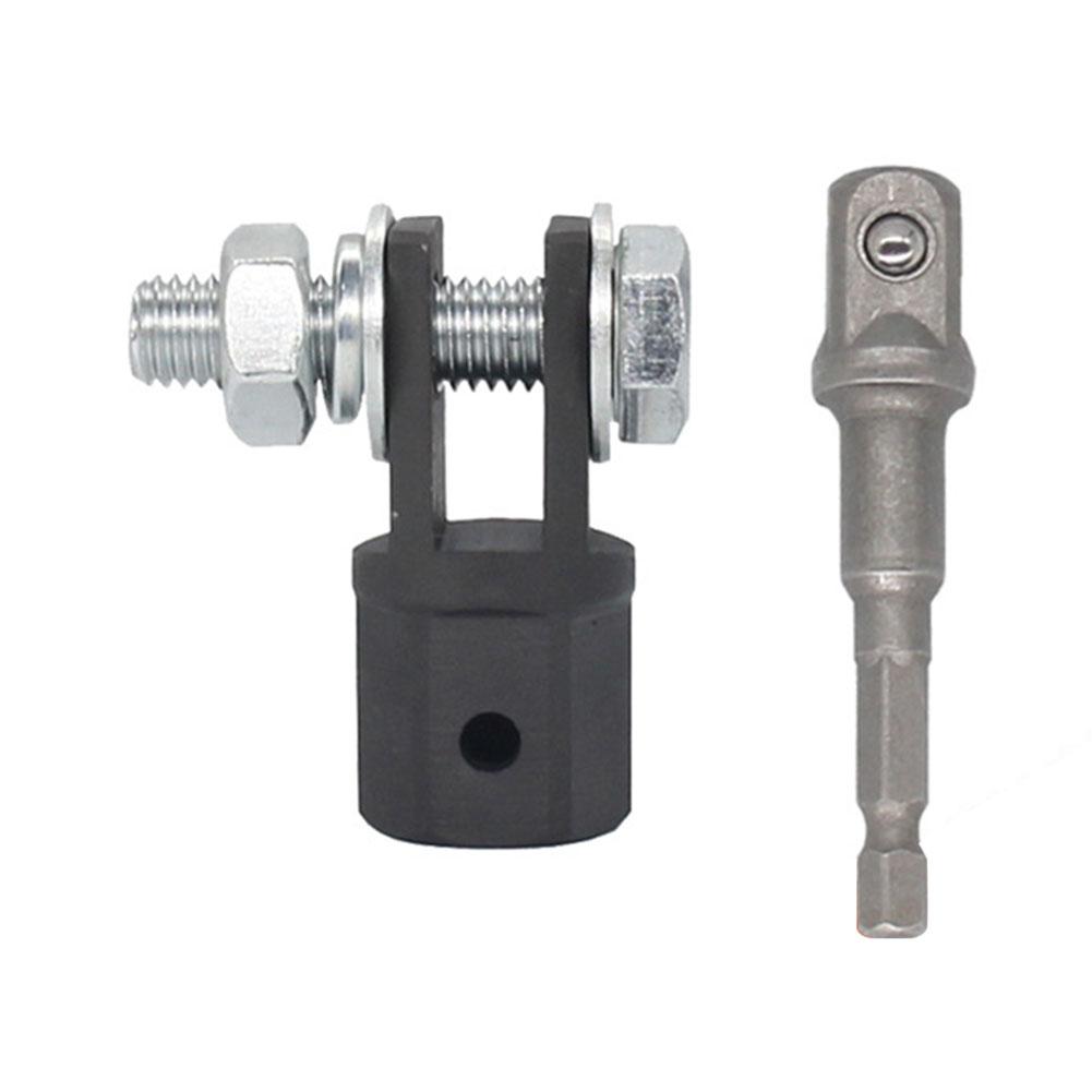 1/2inch Scissor Jack Adapter with Joint Rod Power Drill Socket Scissor Jack Connector for 1/2 Inch Impact Wrench Car Accessories