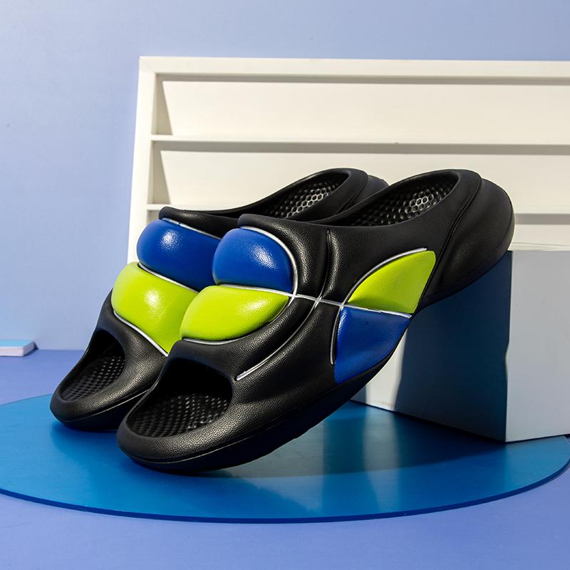 FashionMen Trend Slippers Summer EVA Soft Bottom Light Beach Shoes Male Suitable Outdoor Slipper Adult Non-Slip Flip Flop Men Slippers