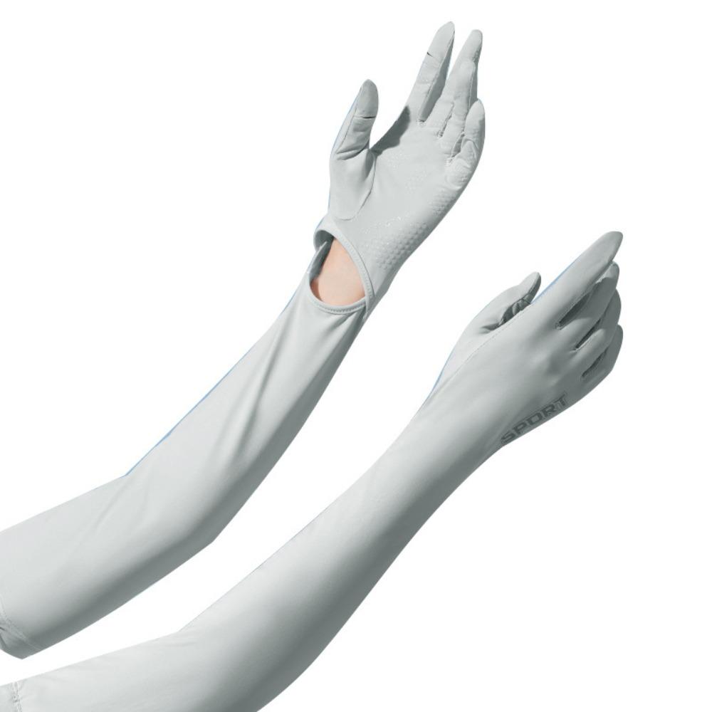 Ice Silk Ice Silk Gloves Breathable Armguard Hot Sale Sunscreen Sleeves  Unisex