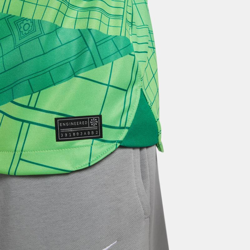 Nike Dri-Fit Patterned Quick-Dry Soccer Jersey Men Tops Bright-Green FN0546-308