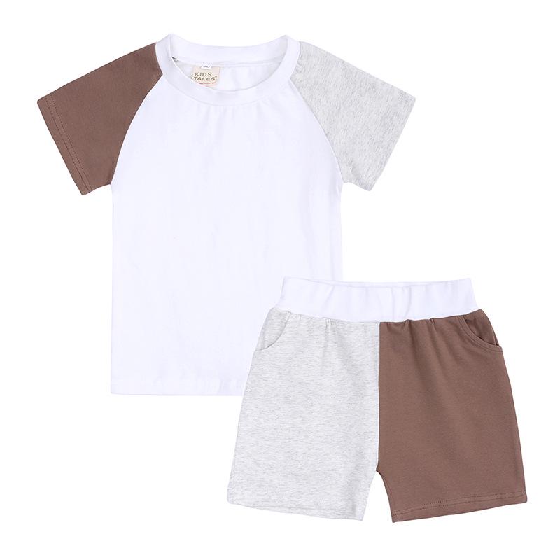 2026 Summer Sports Set for Boys & Girls: Short Sleeve T-shirt and Shorts Two-Piece Set for Toddlers and Children