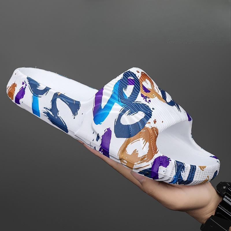 Originální pánské pantofle Platforma Nazouvací Domácí Tiché Lehké Pantofle Léto Městská Chůze Venkovní Plážové Ležérní Sandály pro Muže Sandalias