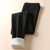 German Velvet Lamb Wool Leggings for Women To Wear Outside In Winter, Piled and Thickened High-waisted Long Johns, and Thermal Pants Inside.