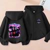 2025 New Y2K KPop Devil Hunter Zipper Hoodie Autumn Casual Long Sleeve Children's Clothing Fashion Versatile Girls' Top