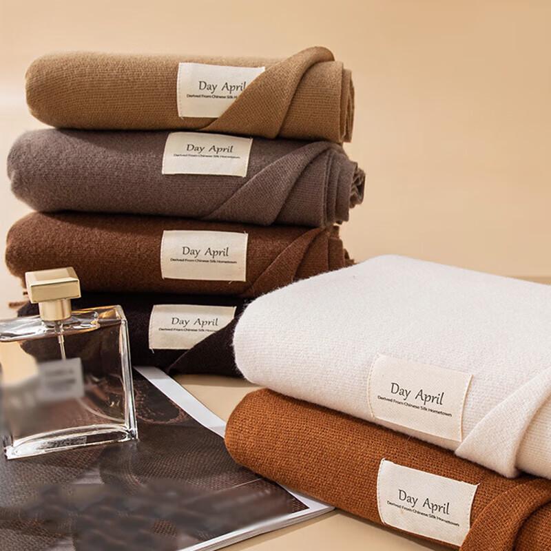 

Versatile Solid Imitation Cashmere Scarf & Shawl 40*200cm