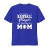 Unisexs My Favorite Baseball Player Calls Me Mom T Shirt Mothers Day Black 2xl Vintage Washed Slightly Stretched Casual