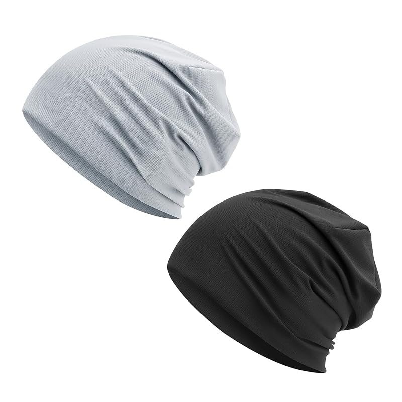 

[Duoyeree] knit hat For spring, summer, and autumn [cooling material/sweat-absorbing and quick-drying] Thin breathable I can t get stuffy medical hat