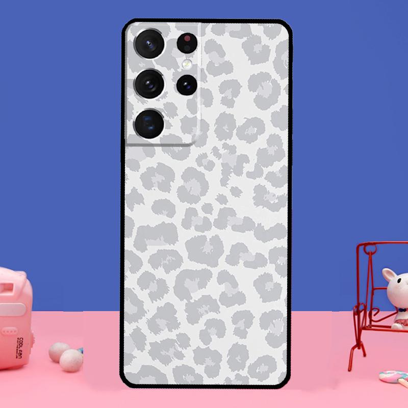 Leopard Print Black Cheetah Pattern Case For Samsung Galaxy S21 S22 Ultra S20 FE S8 S9 S10 Note 10 Plus Note 20 Ultra Coque